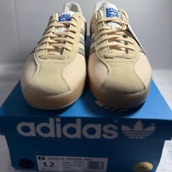 adidas Gazelle Indoor Pro Yellow Charcoal Size 12 - | NWB - Picture 3 of 10
